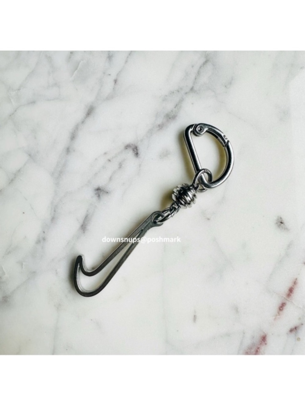 Nike logo keychain key charm bag charm